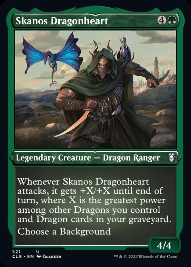 Skanos Dragonheart (Foil Etched) [Commander Legends: Battle for Baldur's Gate] | Grognard Games