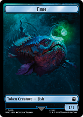 Fish // Beast Double-Sided Token [Doctor Who Tokens] | Grognard Games