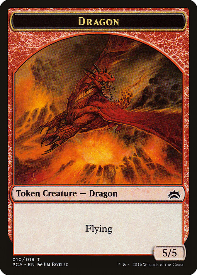 Dragon [Planechase Anthology Tokens] | Grognard Games