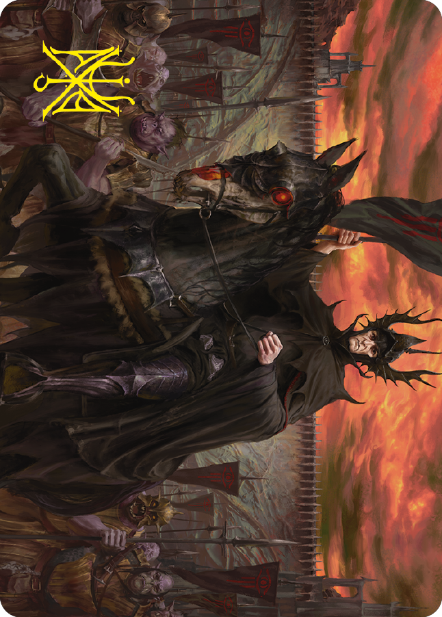 The Mouth of Sauron Art Card (Gold-Stamped Signature) [The Lord of the Rings: Tales of Middle-earth Art Series] | Grognard Games