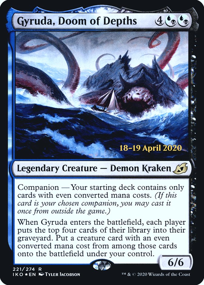 Gyruda, Doom of Depths  [Ikoria: Lair of Behemoths Prerelease Promos] | Grognard Games