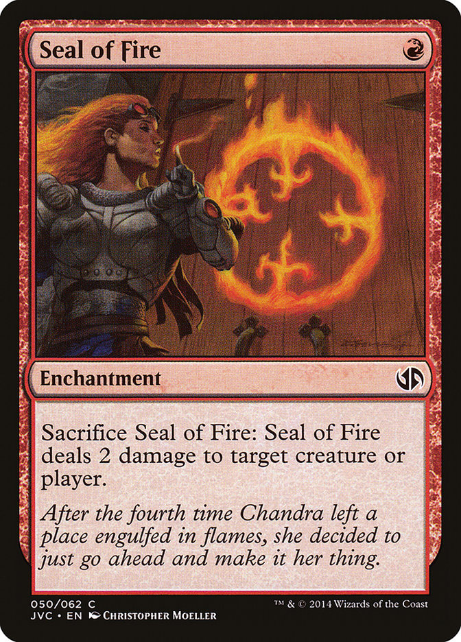 Seal of Fire [Duel Decks Anthology] | Grognard Games