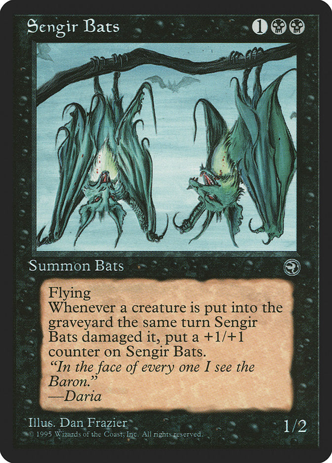 Sengir Bats (Daria Flavor Text) [Homelands] | Grognard Games