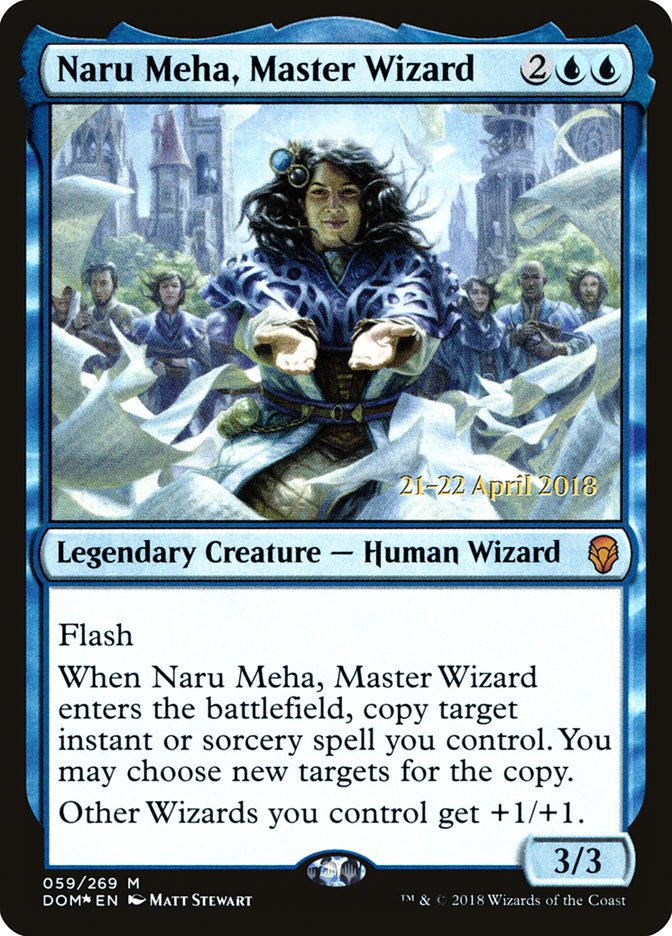 Naru Meha, Master Wizard  [Dominaria Prerelease Promos] | Grognard Games