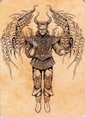 Raphael, Fiendish Savior Art Card (75) [Commander Legends: Battle for Baldur's Gate Art Series] | Grognard Games