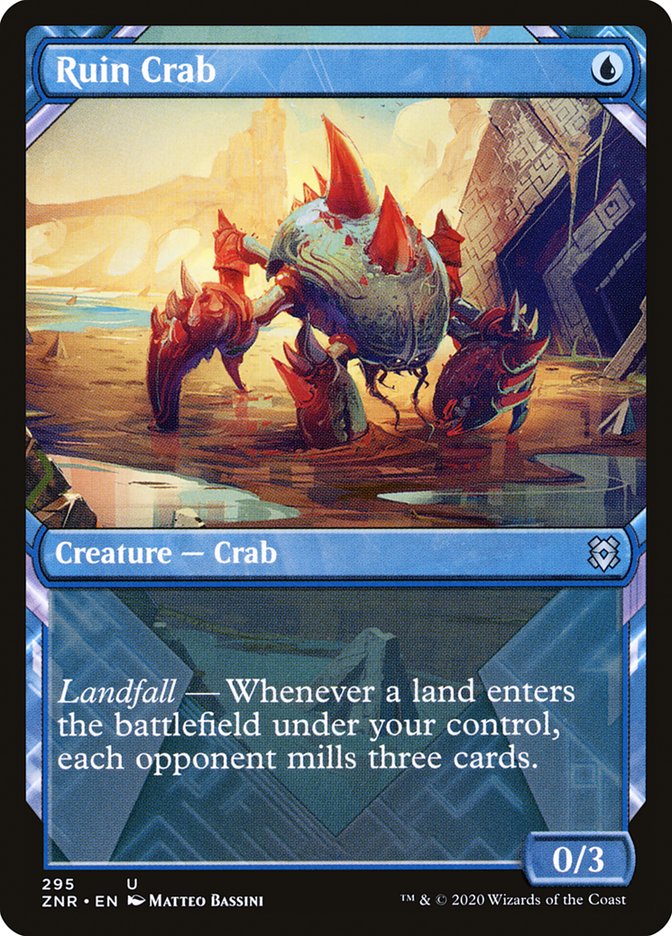 Ruin Crab (Showcase) [Zendikar Rising] | Grognard Games