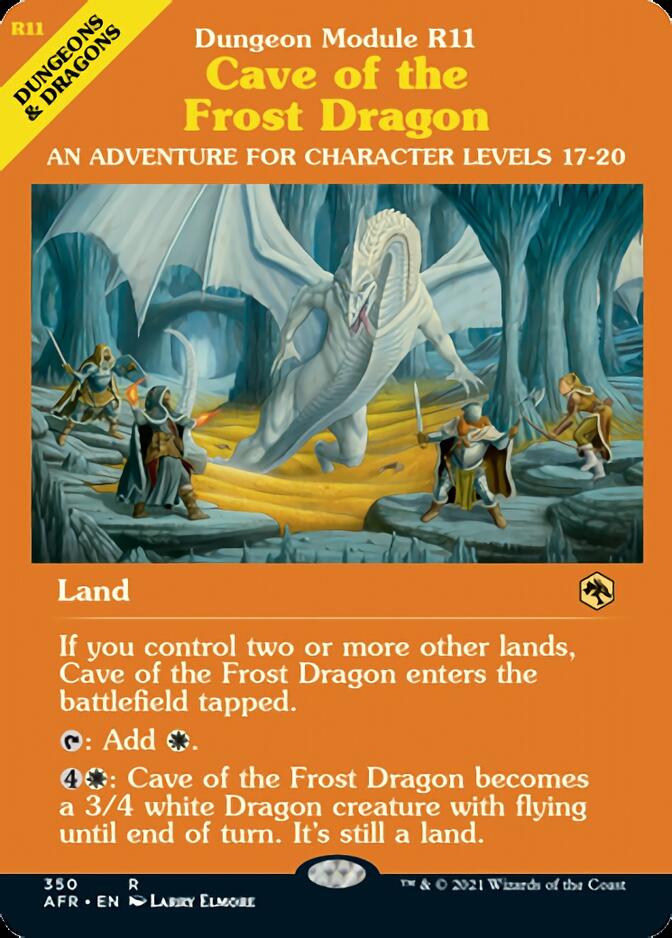 Cave of the Frost Dragon (Dungeon Module) [Dungeons & Dragons: Adventures in the Forgotten Realms] | Grognard Games