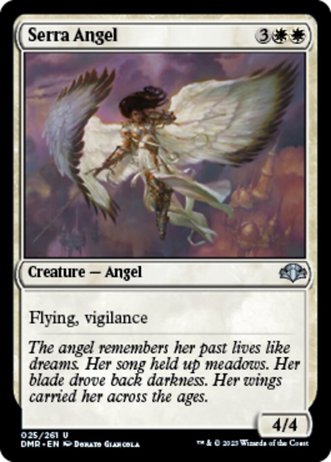 Serra Angel [Dominaria Remastered] | Grognard Games