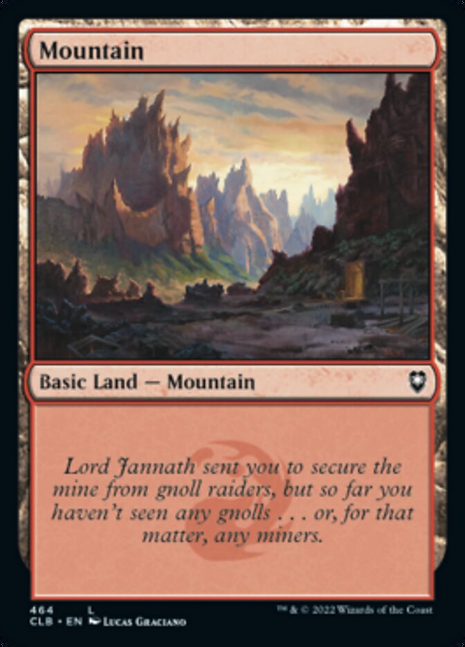 Mountain (464) [Commander Legends: Battle for Baldur's Gate] | Grognard Games