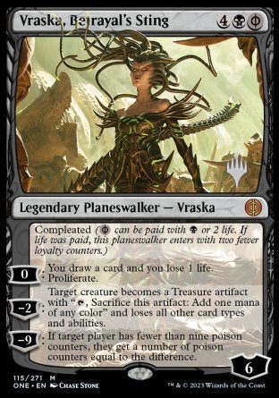 Vraska, Betrayal's Sting (Promo Pack) [Phyrexia: All Will Be One Promos] | Grognard Games