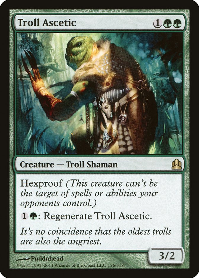 Troll Ascetic [Commander 2011] | Grognard Games