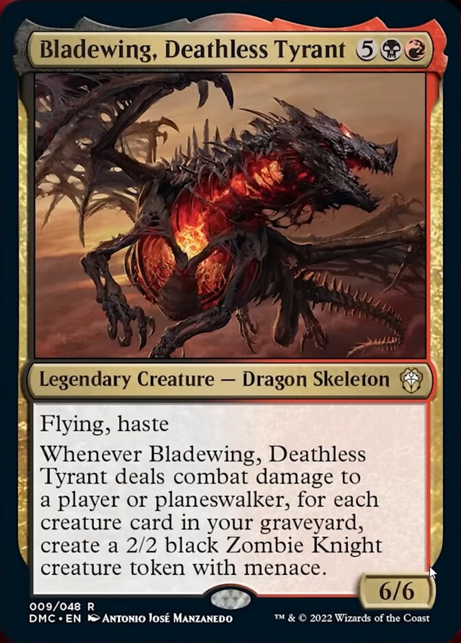 Bladewing, Deathless Tyrant [Dominaria United Commander] | Grognard Games