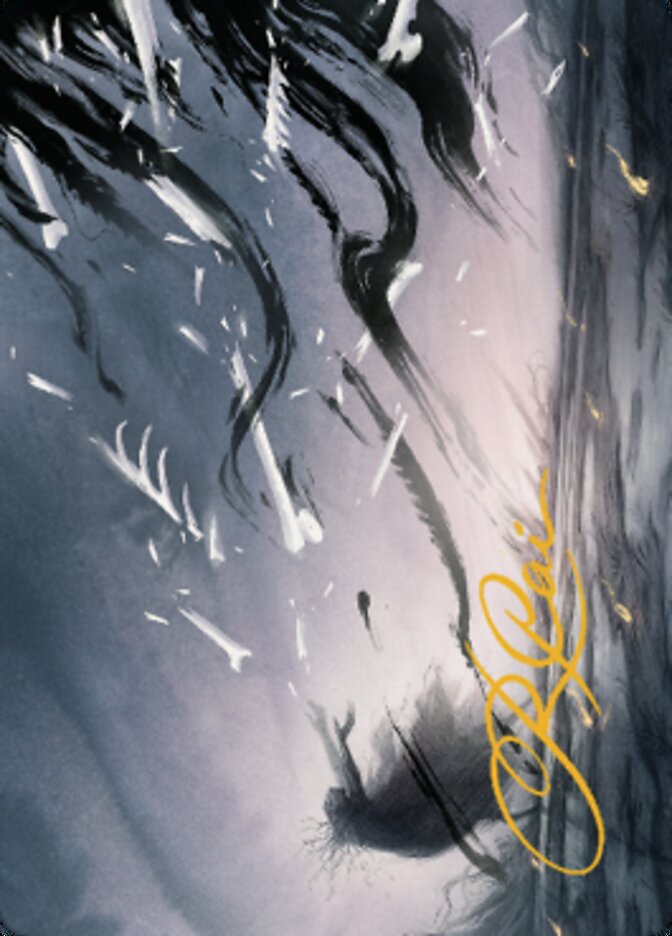 Shadow Prophecy Art Card (Gold-Stamped Signature) [Dominaria United Art Series] | Grognard Games