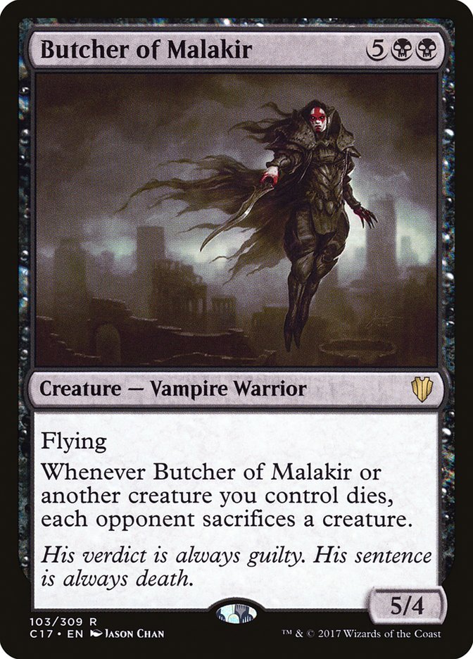 Butcher of Malakir [Commander 2017] | Grognard Games