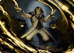 Leonin Lightscribe Art Card [Strixhaven: School of Mages Art Series] | Grognard Games