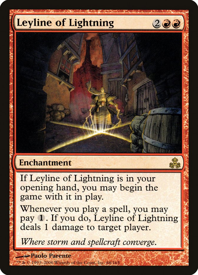 Leyline of Lightning [Guildpact] | Grognard Games