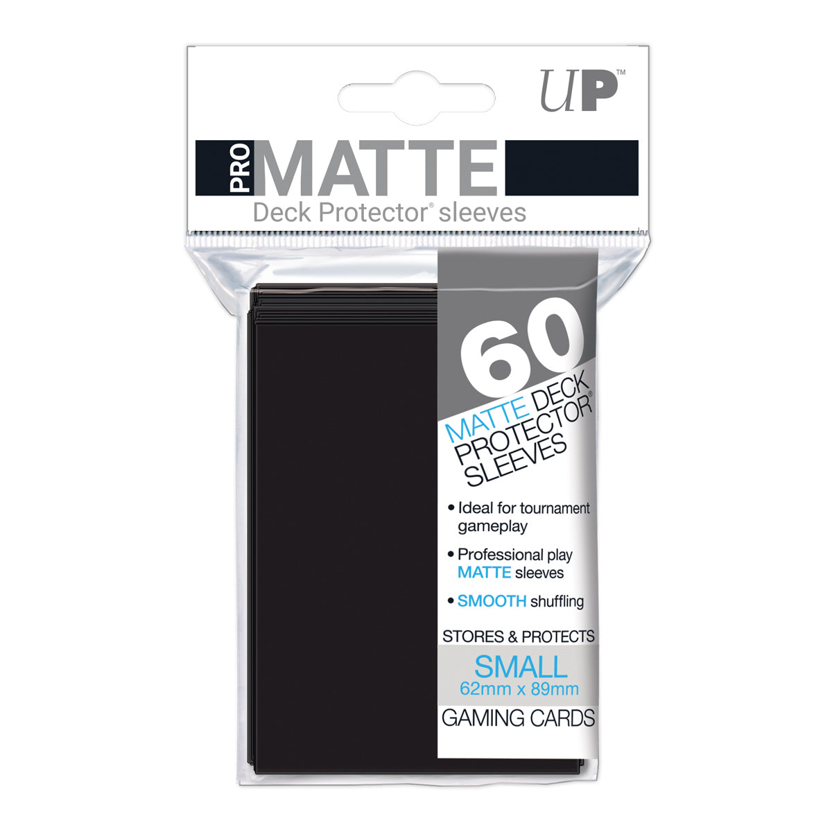 Ultra Pro Matte sleeves 60ct Black | Grognard Games