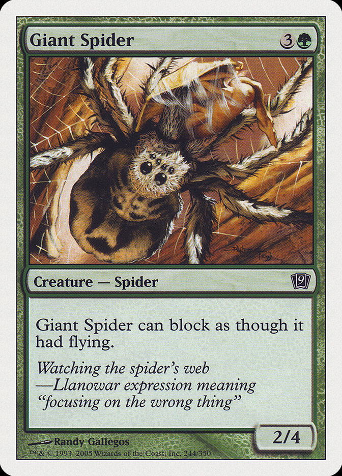 Giant Spider [Ninth Edition] | Grognard Games