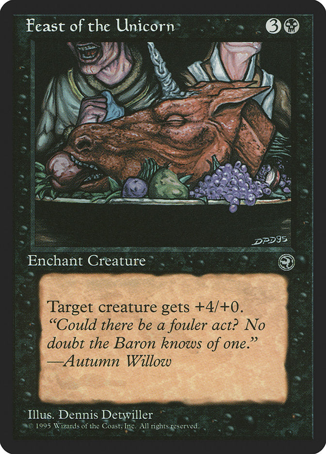 Feast of the Unicorn (Autumn Willow Flavor Text) [Homelands] | Grognard Games