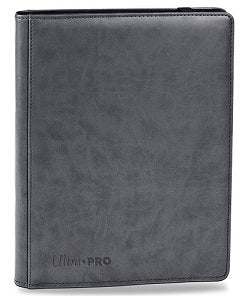 Ultra Pro Premium 9-Pocket Grey PRO-Binder | Grognard Games