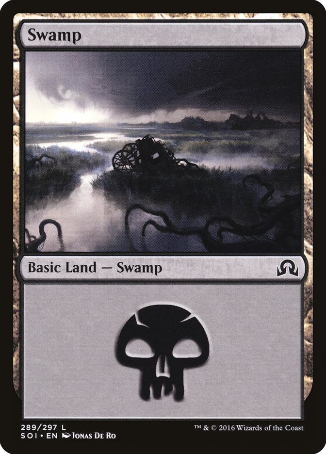 Swamp (289) [Shadows over Innistrad] | Grognard Games