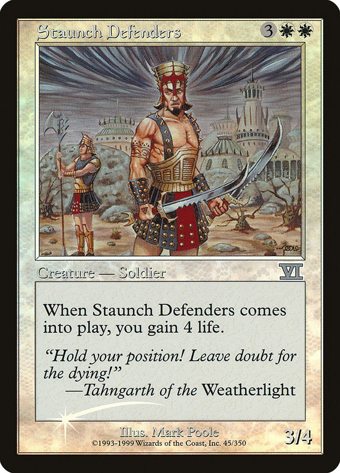 Staunch Defenders [Friday Night Magic 2000] | Grognard Games