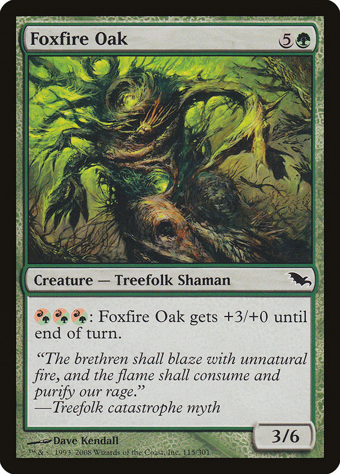 Foxfire Oak [Shadowmoor] | Grognard Games