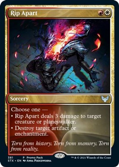 Rip Apart (Promo Pack) [Strixhaven: School of Mages Promos] | Grognard Games