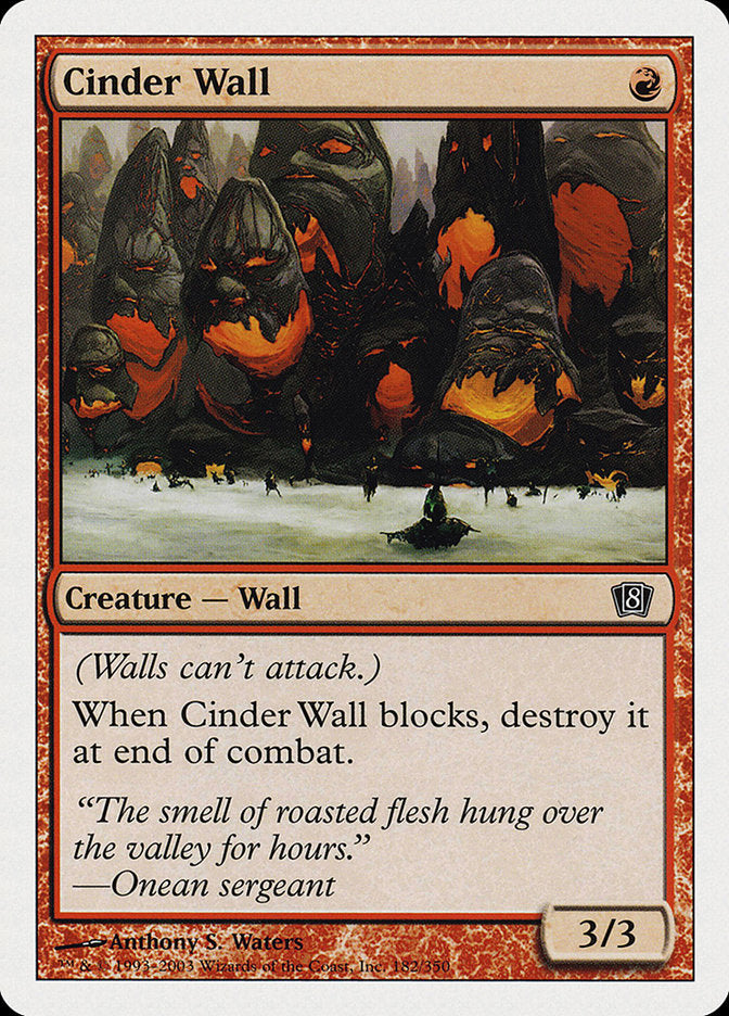 Cinder Wall [Eighth Edition] | Grognard Games