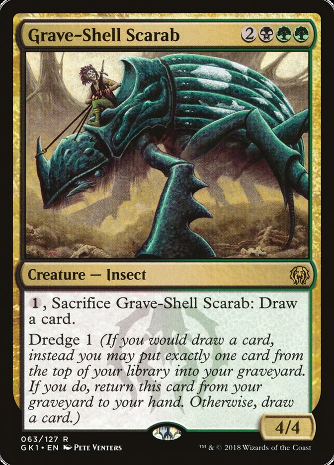 Grave-Shell Scarab [Guilds of Ravnica Guild Kit] | Grognard Games