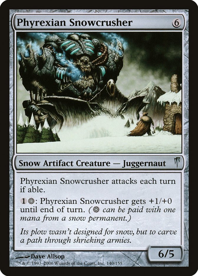Phyrexian Snowcrusher [Coldsnap] | Grognard Games