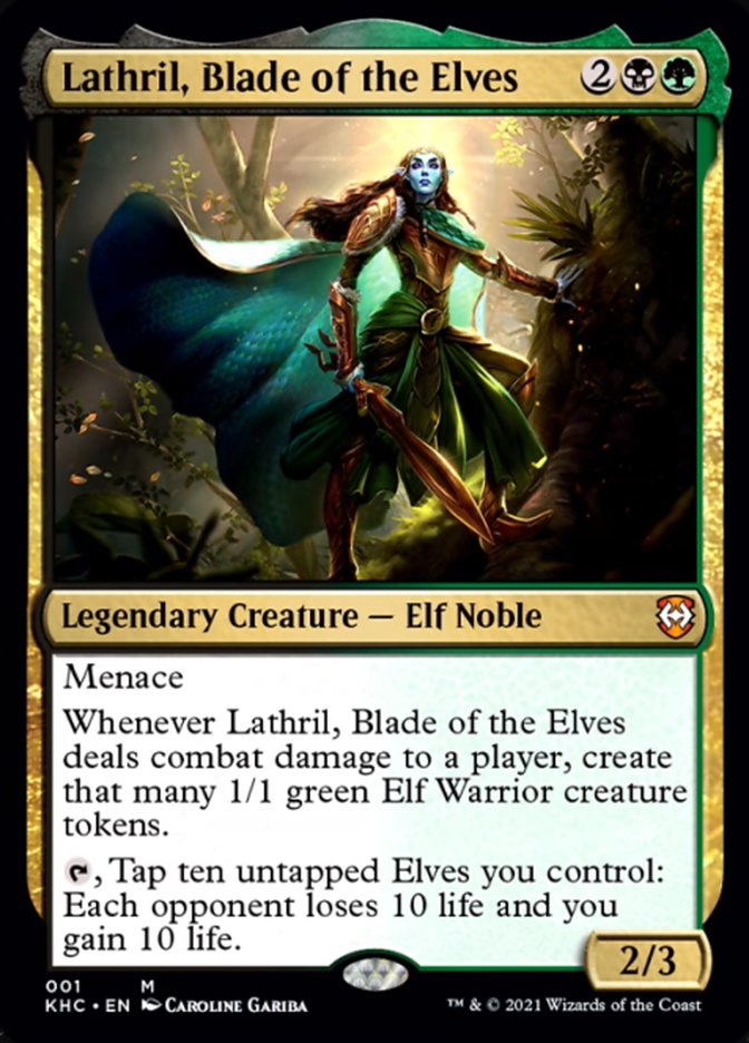 Lathril, Blade of the Elves [Kaldheim Commander] | Grognard Games