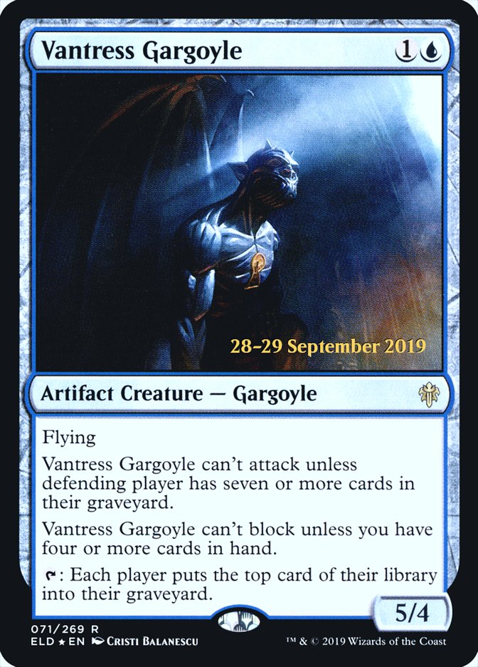 Vantress Gargoyle  [Throne of Eldraine Prerelease Promos] | Grognard Games