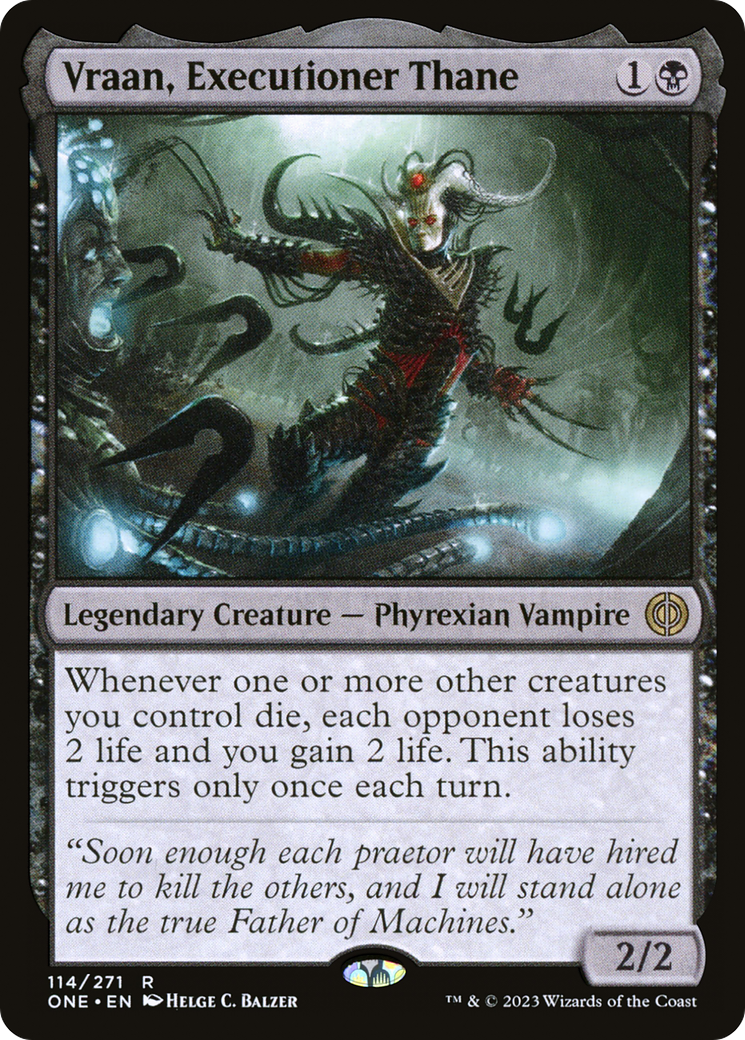 Vraan, Executioner Thane [Phyrexia: All Will Be One] | Grognard Games