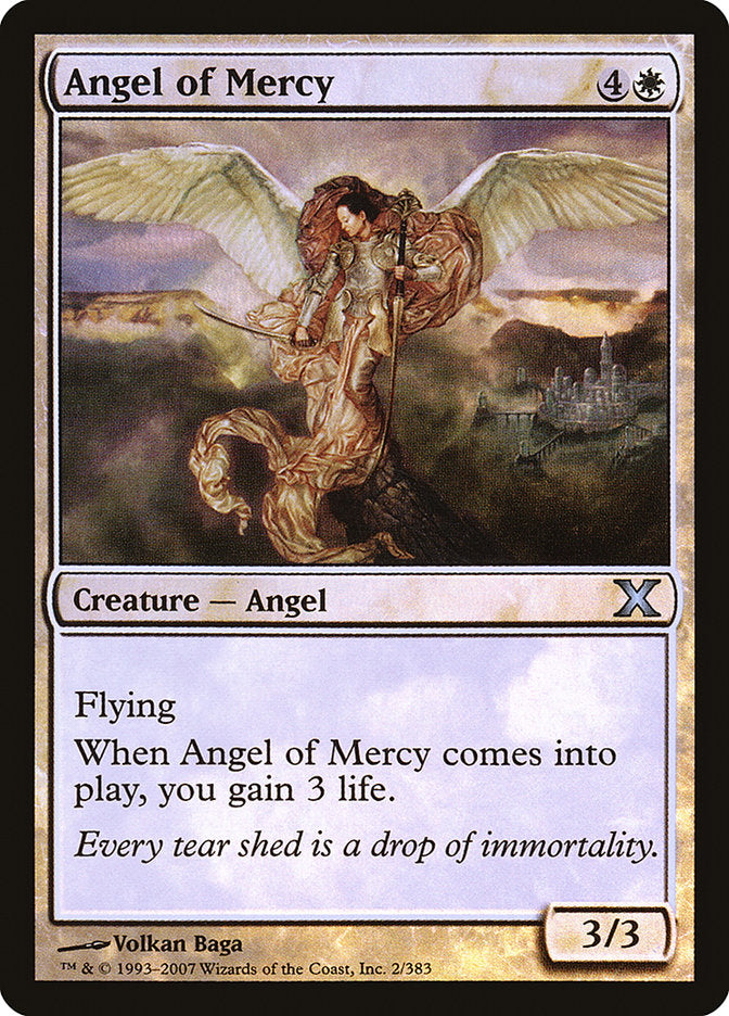 Angel of Mercy (Premium Foil) [Tenth Edition] | Grognard Games