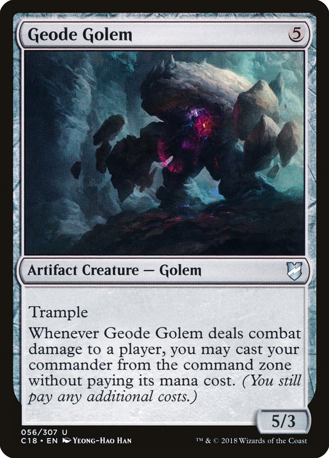 Geode Golem [Commander 2018] | Grognard Games