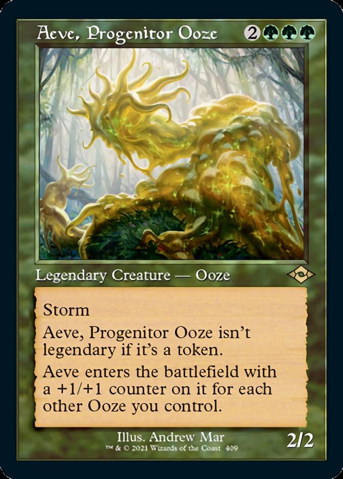 Aeve, Progenitor Ooze (Retro Foil Etched) [Modern Horizons 2] | Grognard Games