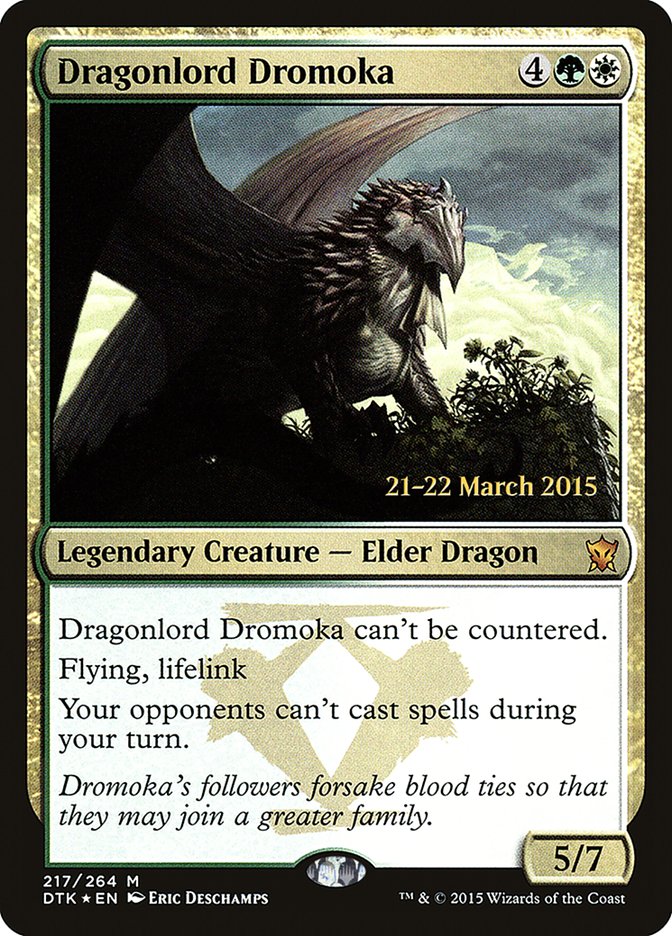 Dragonlord Dromoka  [Dragons of Tarkir Prerelease Promos] | Grognard Games