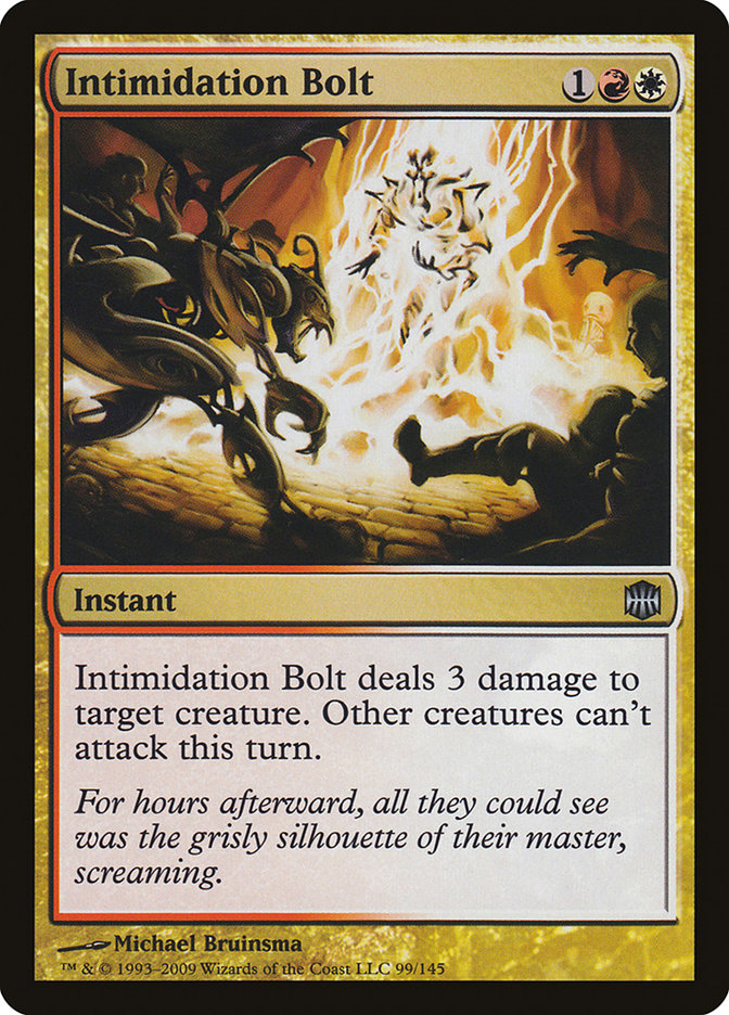 Intimidation Bolt [Alara Reborn] | Grognard Games