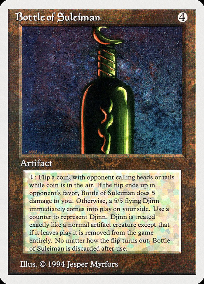 Bottle of Suleiman [Summer Magic / Edgar] | Grognard Games