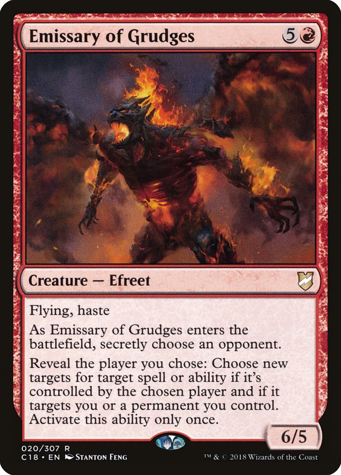 Emissary of Grudges [Commander 2018] | Grognard Games
