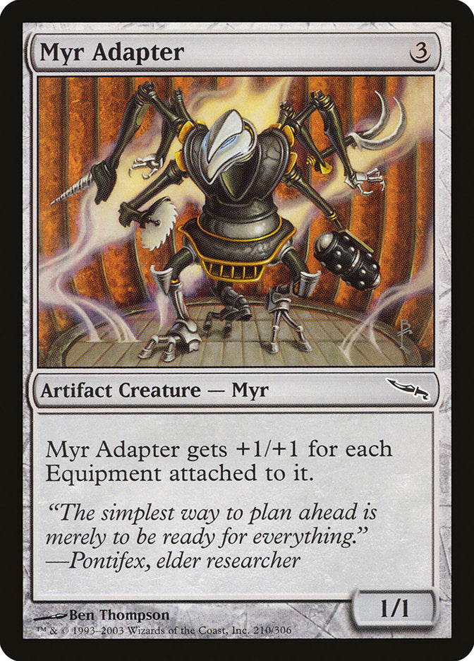 Myr Adapter [Mirrodin] | Grognard Games