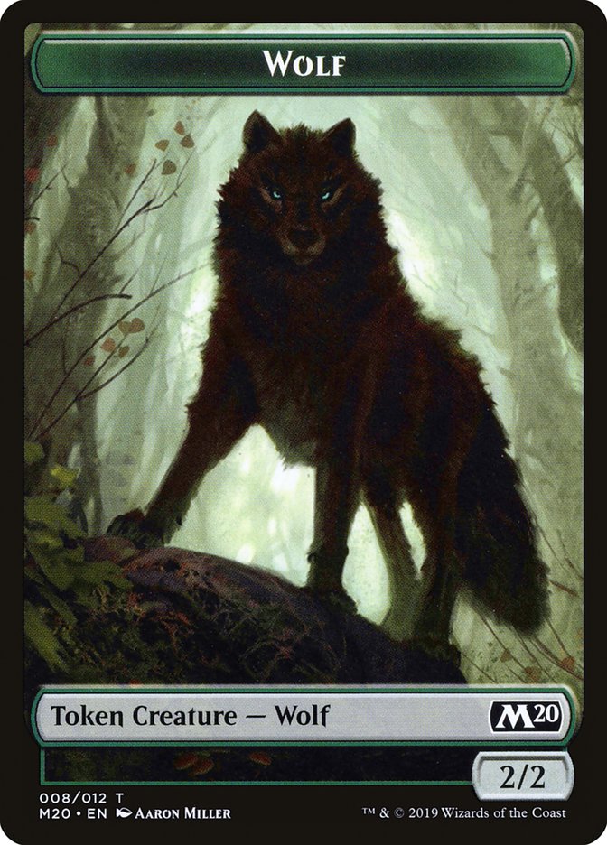 Wolf [Core Set 2020 Tokens] | Grognard Games