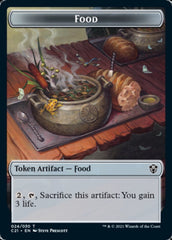 Food // Saproling Token [Commander 2021 Tokens] | Grognard Games