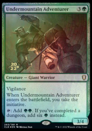 Undermountain Adventurer [Commander Legends: Battle for Baldur's Gate Prerelease Promos] | Grognard Games