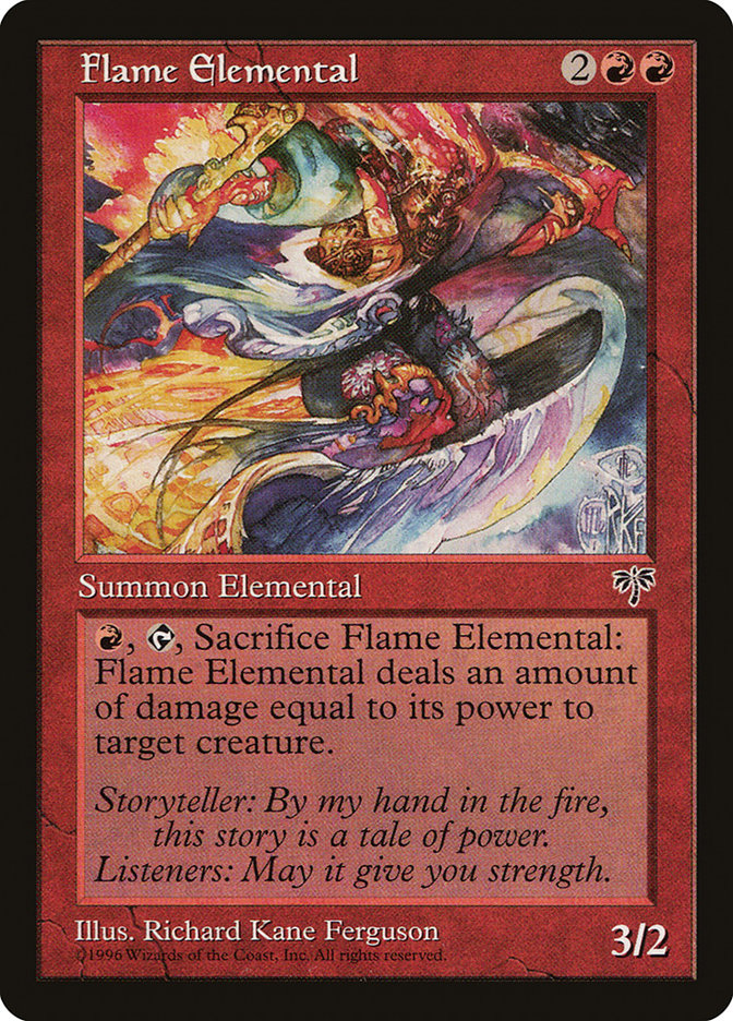 Flame Elemental [Mirage] | Grognard Games