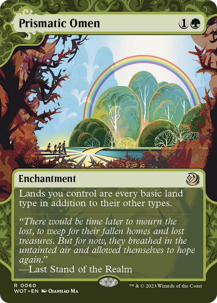 Prismatic Omen [Wilds of Eldraine: Enchanting Tales] | Grognard Games