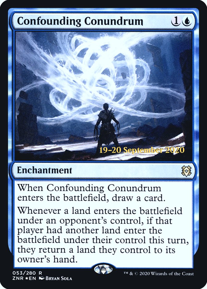 Confounding Conundrum [Zendikar Rising Prerelease Promos] | Grognard Games