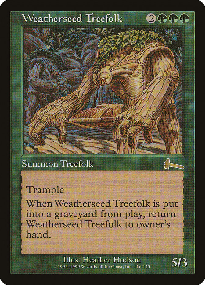 Weatherseed Treefolk [Urza's Legacy] | Grognard Games