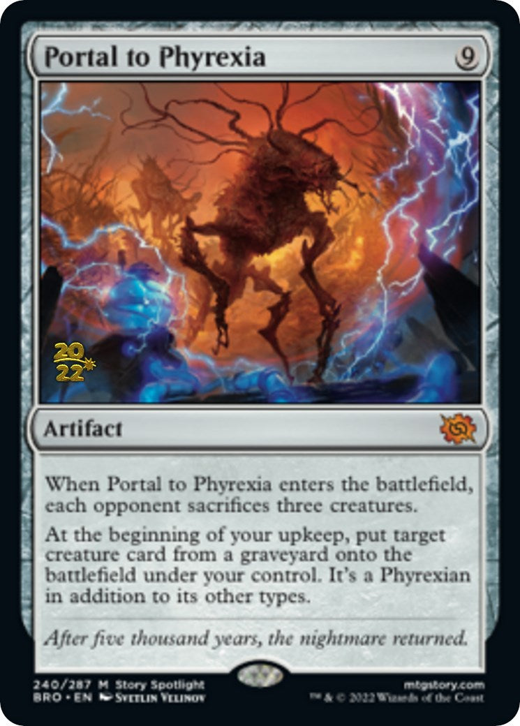 Portal to Phyrexia [The Brothers' War: Prerelease Promos] | Grognard Games